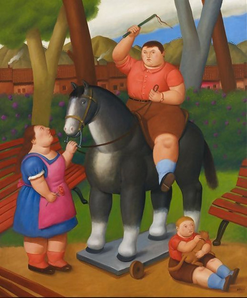 Fernando Botero 費南度・波特羅| Donna sul leto 南多納夏季