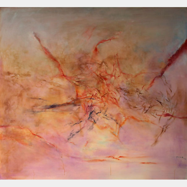 Zao Wou-Ki | Vague Rouge-Blanc-Bleu, 2004 | Art Basel