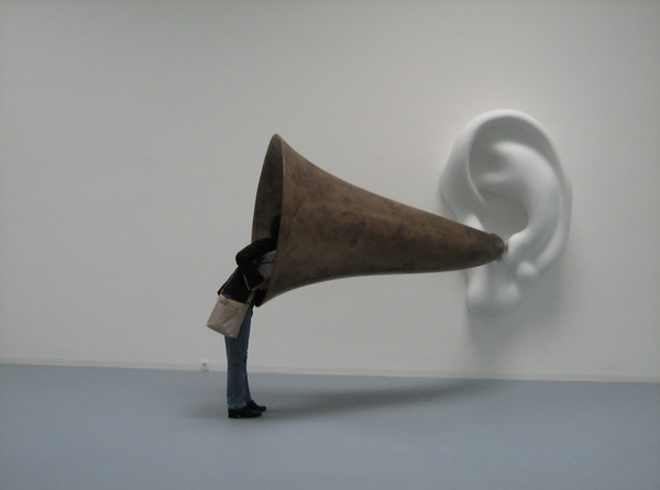 John Baldessari | Beethoven's Trumpet (With Ear), Opus 127, 2007