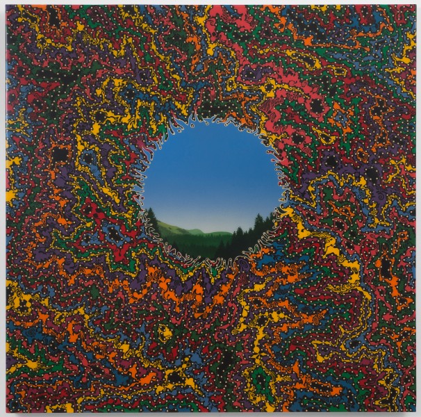 Fred Tomaselli | Double Landscape (Large), 1995 | Art Basel