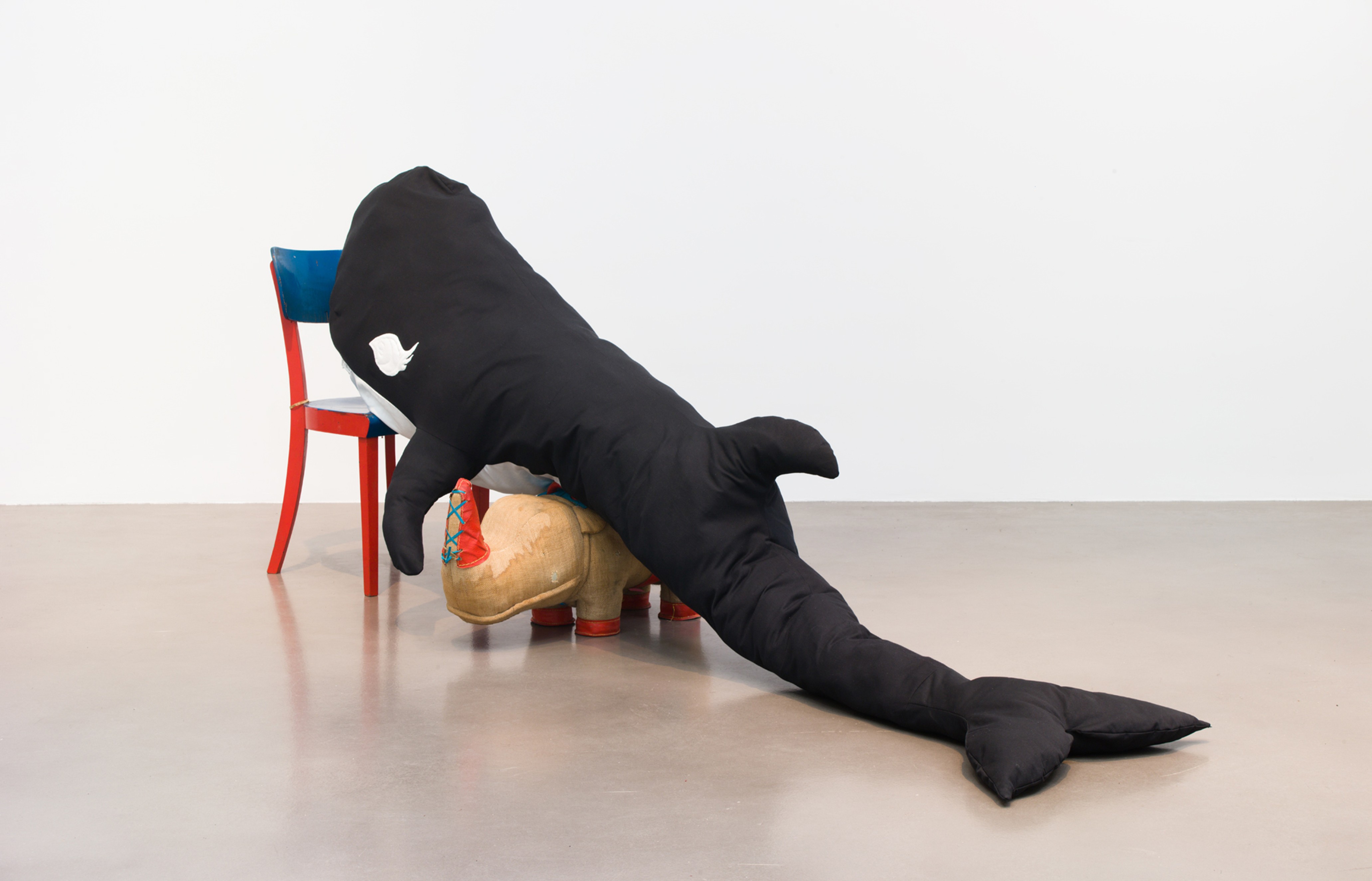 Cosima von Bonin | KILLER WHALE WITH LONG EYELASHES I (RHINO* VERSION)  *Rhino by Renate Mueller, Germany, 1960s, 2018 | Art Basel