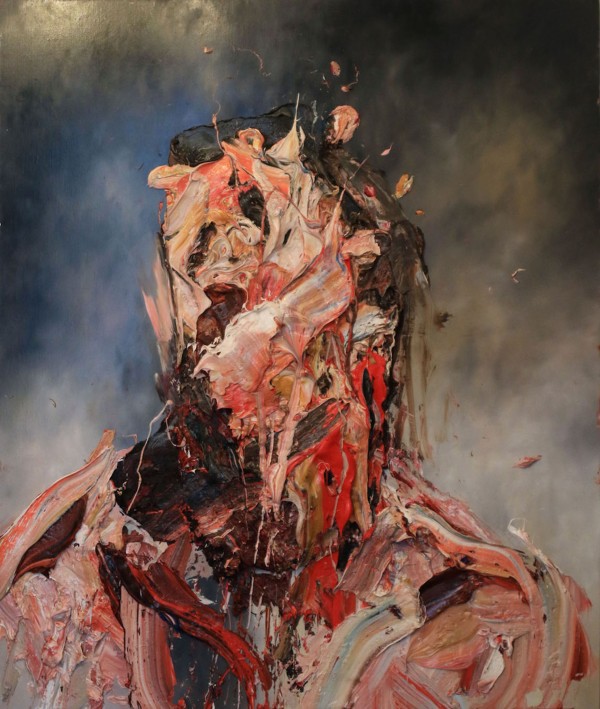 激安スーパーの“売上対決” Antony Micallef | Self-Portrait with Red, 1975 | Art Basel 絵画