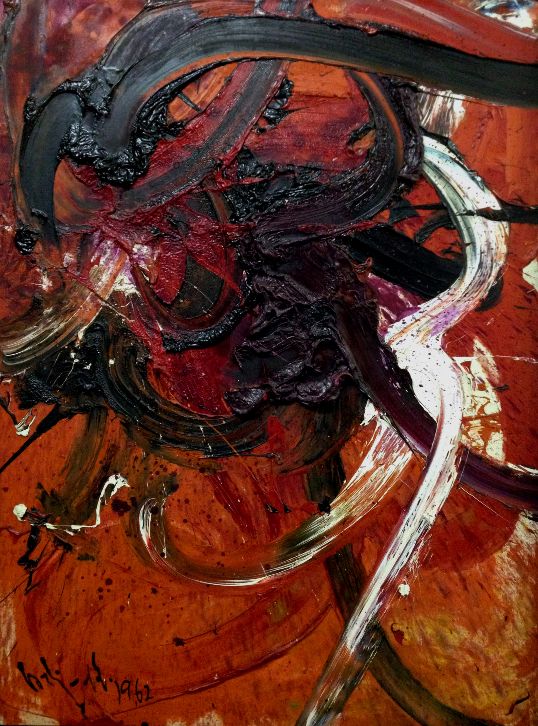 Untitled Bb40 1962 By Kazuo Shiraga Untitled Bb40 1962 By Kazuo Shiraga