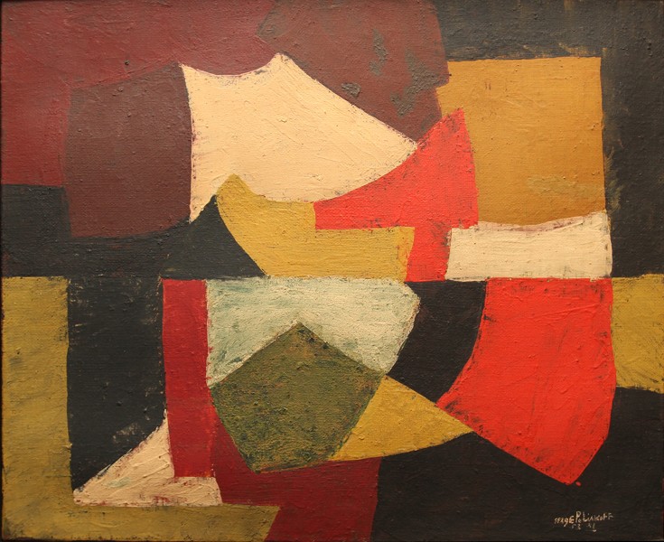 S・Poliakoff、Composition abstraite、希少画集画 S・Poliakoff、Composition abstraite、希少画集画