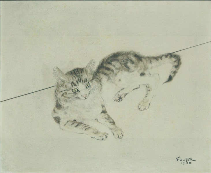 Leonard Tsuguharu Foujita | Cat, 1948 | Art Basel